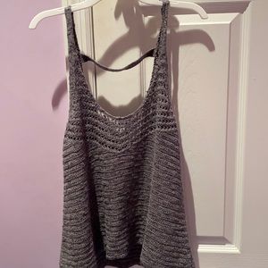 Crochet tank sweater